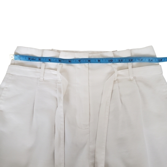 Molly Bracken White Paperbag Shorts With Belt - Picture 8 of 10